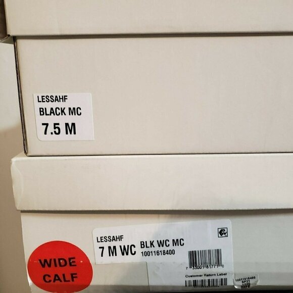 Style & Co Women Lessah Black Closed Toe Zip Over The Knee Flat Boots Size 7 7.5 - Picture 11 of 11